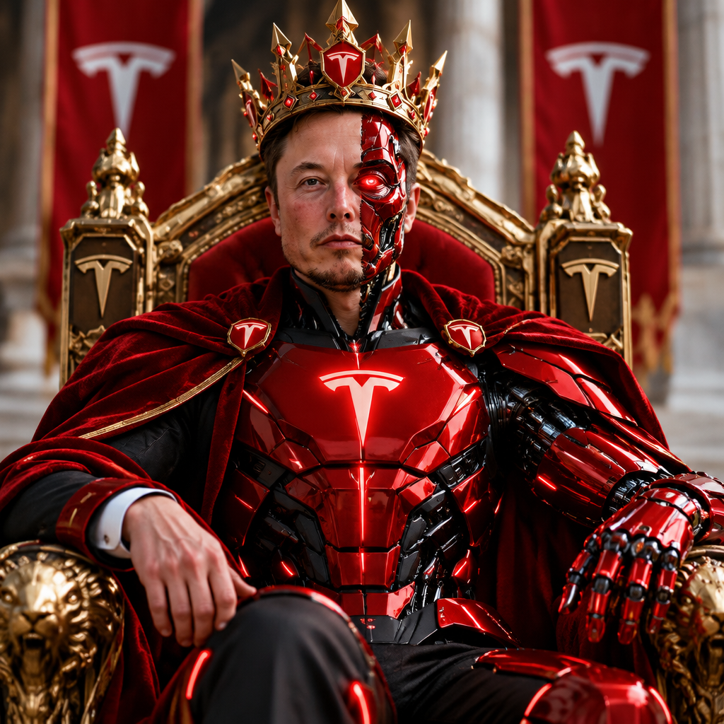 Technoking of Tesla logo