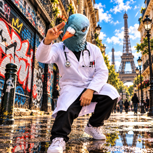 Dr Pigeon logo