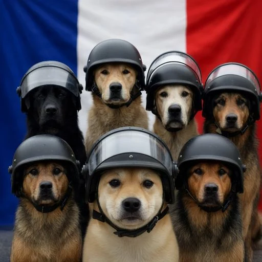 LES CHIENS DES BARRICADES logo