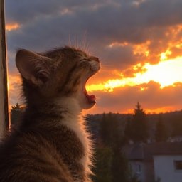 Fire Breathing Kitten logo