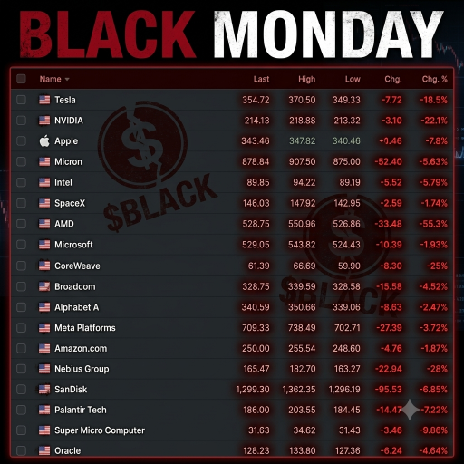 BlackMonday logo