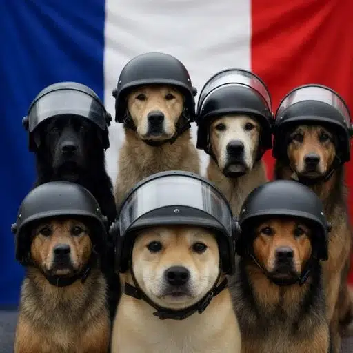 LES CHIENS DES BARRICADES logo