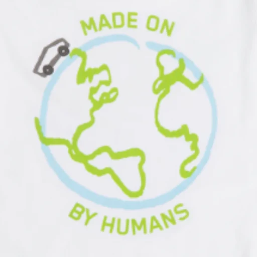 Made on earth by humans logo