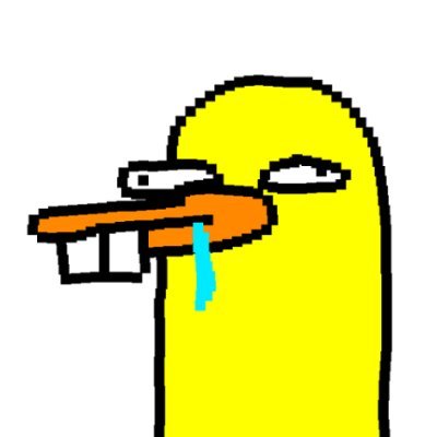 Ugly stupid duck coin logo