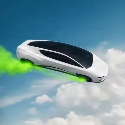 Farting Tesla Roadster logo