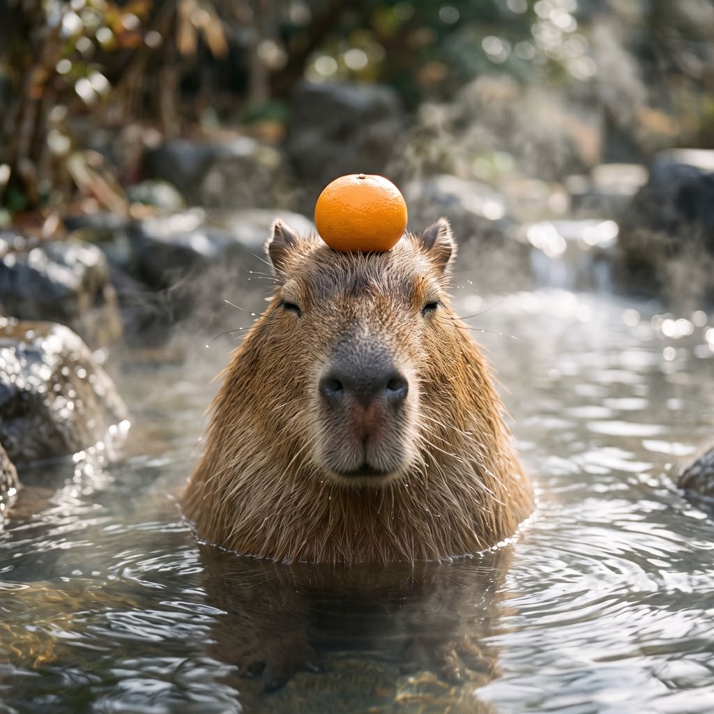 Unbothered Capybara logo