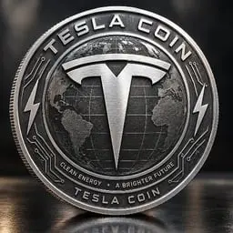 Tesla coin logo