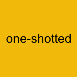 one-shotted logo