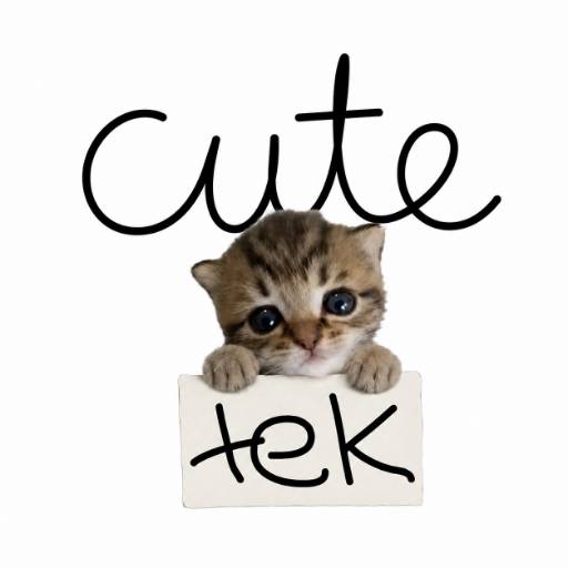 cute animal tek logo