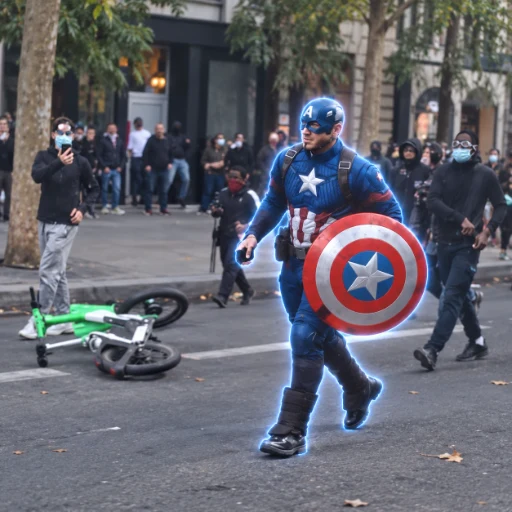 Captain America de Paris logo