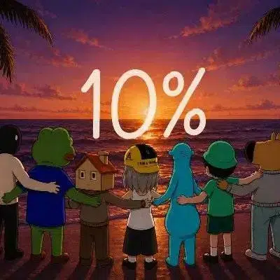The 10% logo