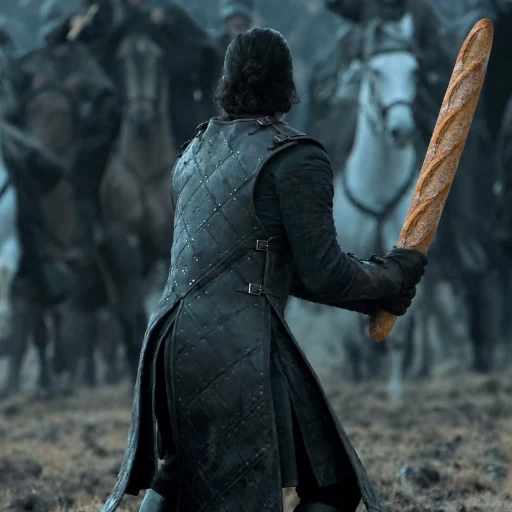 kill the baguette jon snow logo