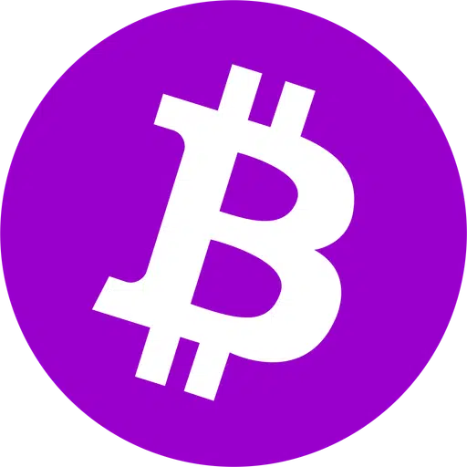 Purple Bitcoin logo