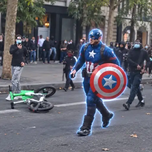 Captain America de Paris logo