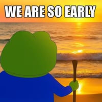 WE ARE SO EARLY logo