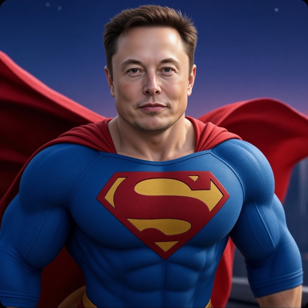 Superintelligent Elon logo