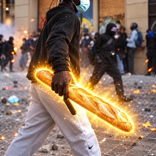 The Nietzschean Baguette logo