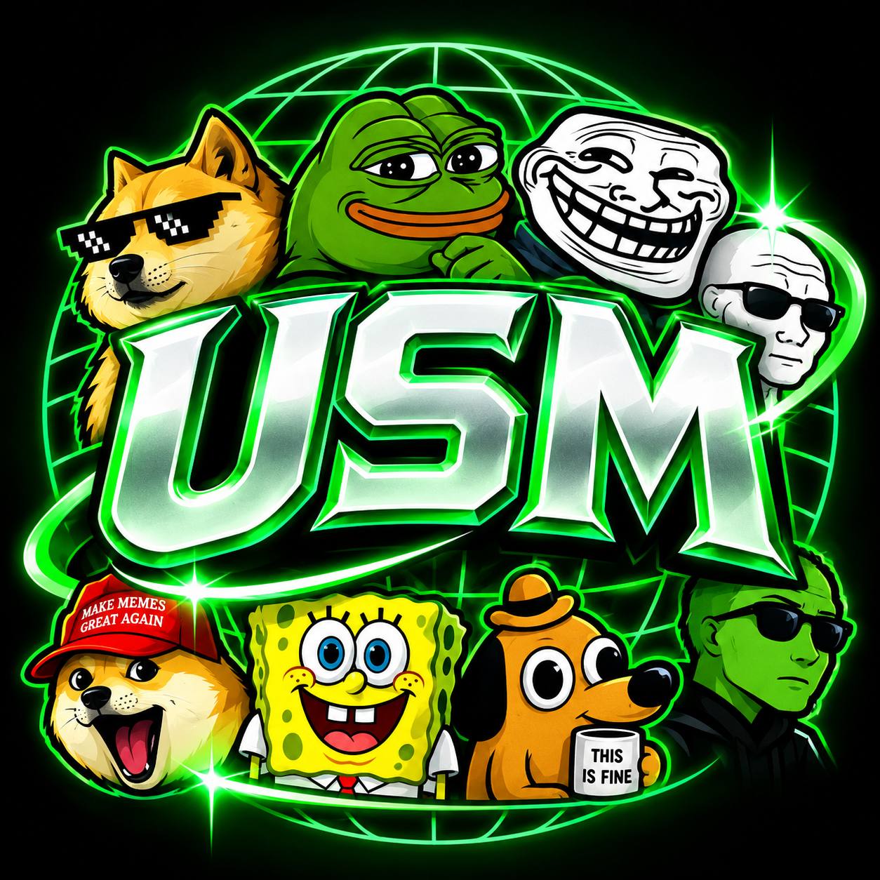 Universal Send Memecoins logo