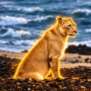 The Nietzschean Lioness logo