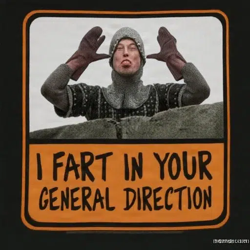 I Fart In Your General DIrection logo
