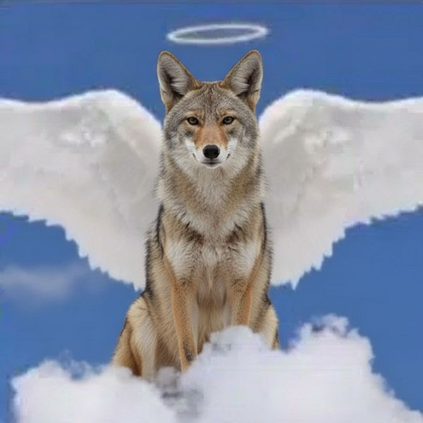 Cocks out for Coyote logo
