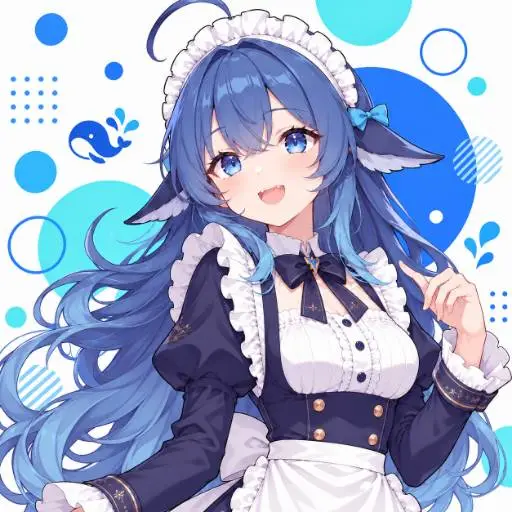 鲸鱼娘 logo