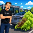 Inventor of car fart logo