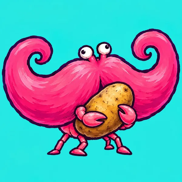 Crabstache logo