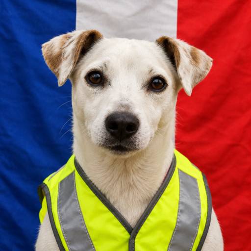 Yellow Vest Mascot logo