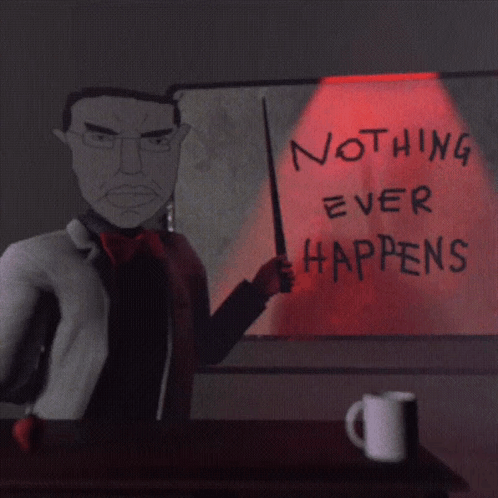 NOTHING EVER HAPPENS logo