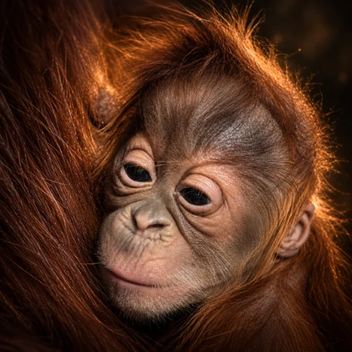 the baby orangutan logo
