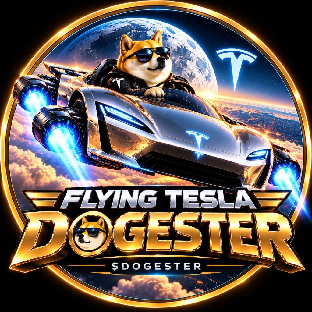 FLYING TESLA DOGESTER logo