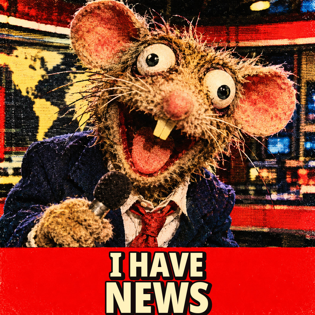 The News Rat logo