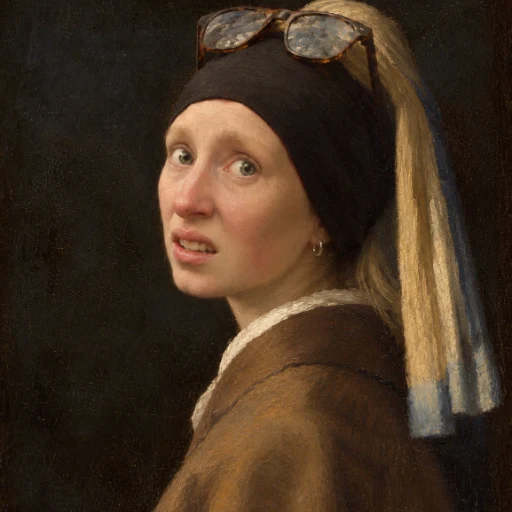 girl with pearl earring logo