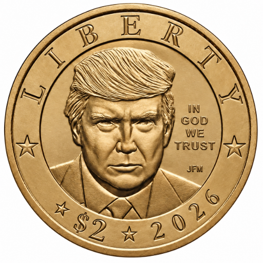 Trump $2 Coin logo
