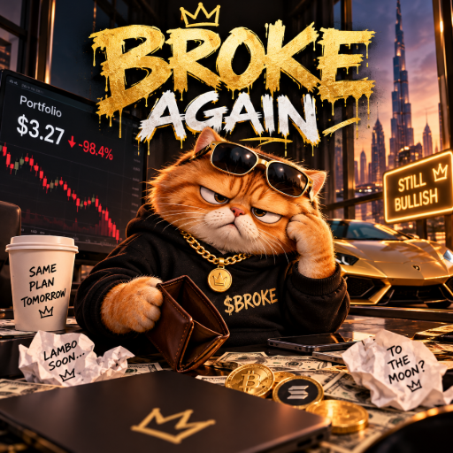 BROKE AGAIN logo