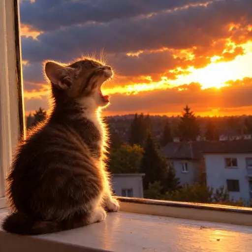 Fire Breathing Kitten logo