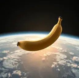 Flying Space Banana logo