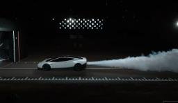 Farting Tesla Roadster logo