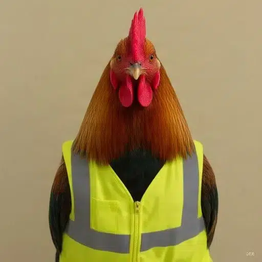 Cock in vest logo