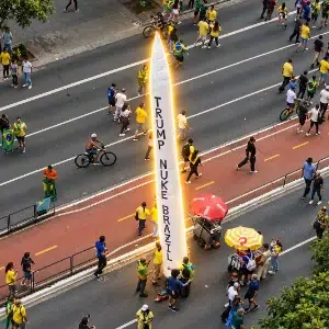Trump Nuke Brazil logo