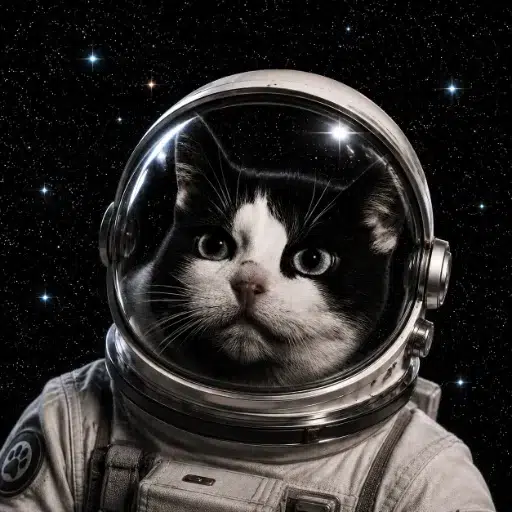 Félicette the space cat logo