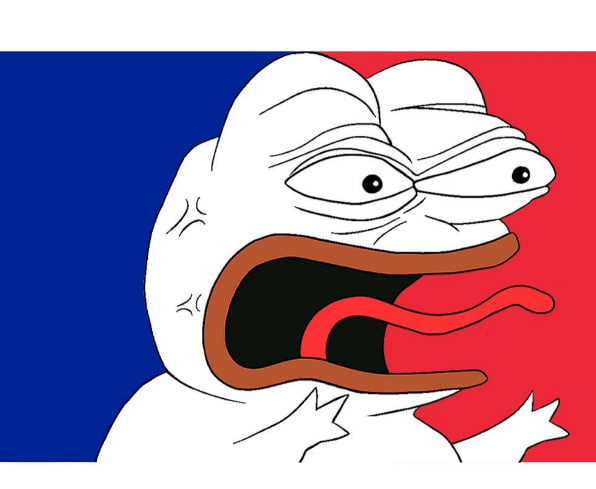 French Pepe logo