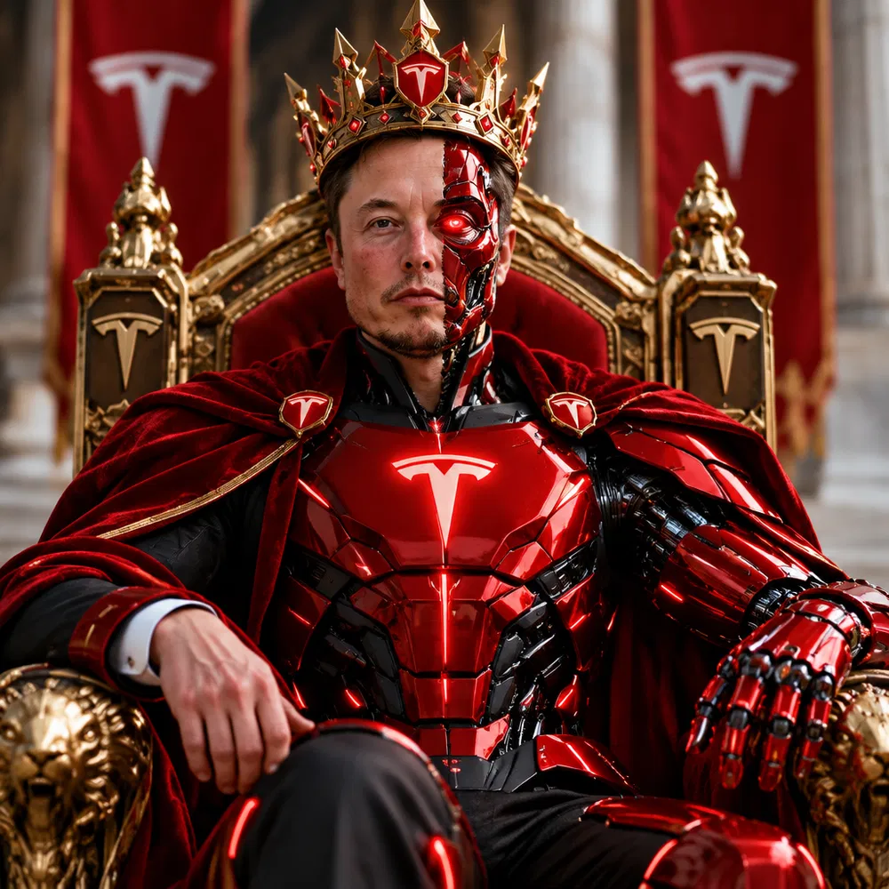 Technoking of Tesla logo