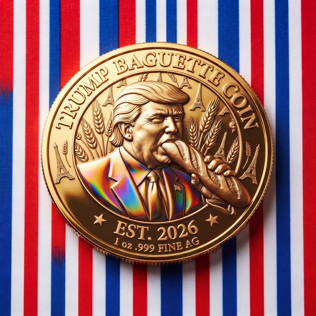 Trump Baguette Coin logo