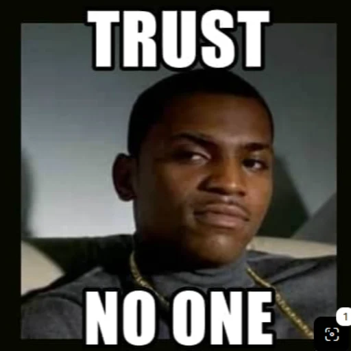 No one Trusts Eachother logo