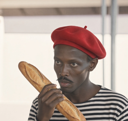 Look at me I'm French now logo