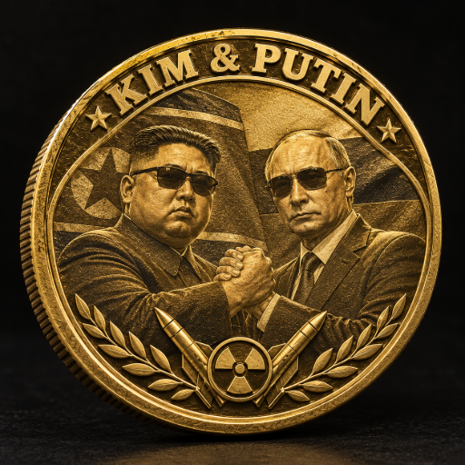 Kim Jong Un & Vladimir Putin logo