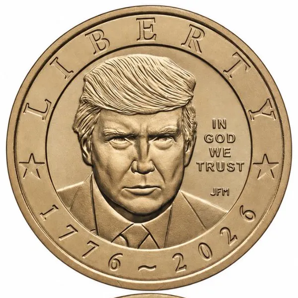 Trump $1 Coin logo