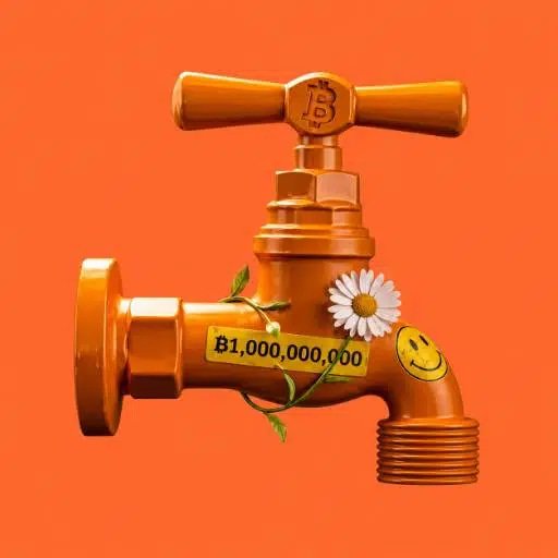 The Bitcoin Faucet logo